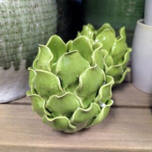 Artichoke Tealight Holder - Green