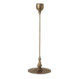 Antique Gold Finish Candlestick